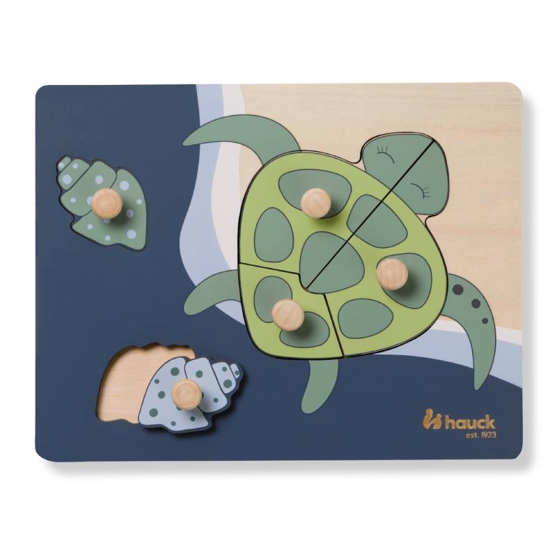 Дървен Пъзел Puzzle N Sort Turtle - Пъзели - Hauck - BebeMama