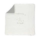 B692 Одеяло Памучно Сиво 80Х85 См --- BebeMama