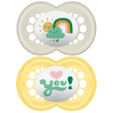 Залъгалка Style (I Love) Soother 6M+ 2 Бр. Сърце --- BebeMama