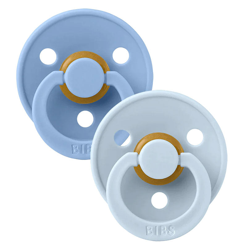 Биберони Colour Sky Blue/Baby Blue 0-6 М.2Бр - Биберони - Bibs - BebeMama