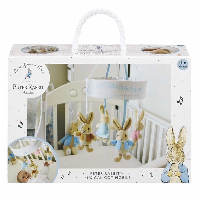 Музикална Въртележка Peter Rabbit - Играчки За Количка Или Легло - Rainbow Designs - BebeMama