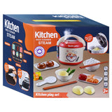 Комплект За Приготвяне Ориз На Пара Червен - Кухни И Готварски Пособия - Raya Toys - BebeMama