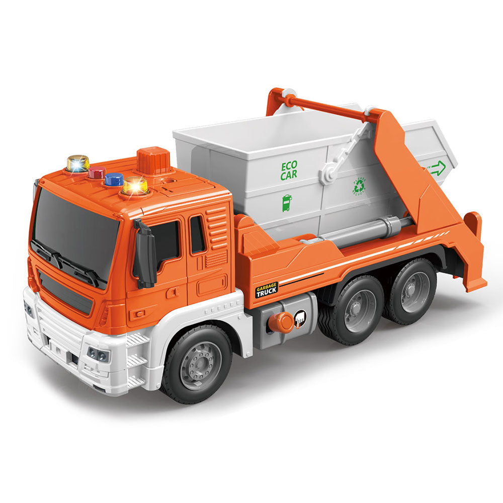 Сметовоз 1:16 Със Звуки Светлини - Коли, Камиони, Влакове И Самолети - Raya Toys - BebeMama