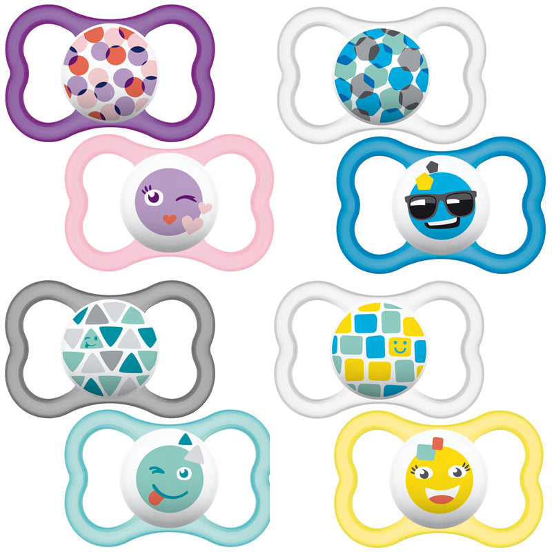 Залъгалка Air Soother 12M+ 2 Бр. Сиво Зайче - Залъгалки - Mam - BebeMama