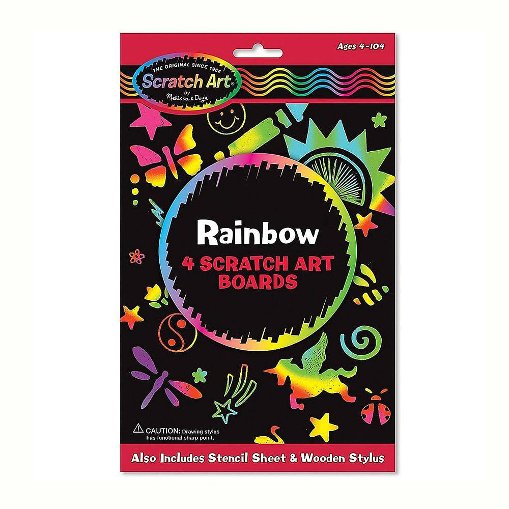 Скреч Арт Цветовете На Дъгата - Занимателни Играчки - Melissa And Doug - BebeMama