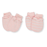 C940 Ръкавички 2 Чифта Baby Couple Pink 0-3M - Шалове И Ръкавички - Bebetto - BebeMama