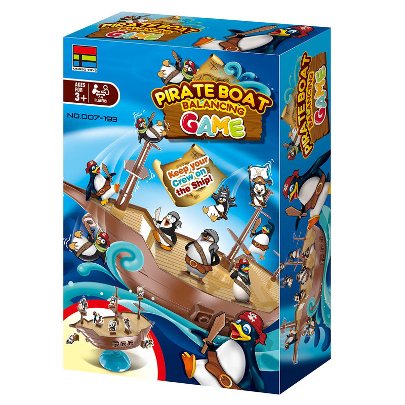 Игра Баланс Пиратски Кораб С Пингвини 193 - Занимателни Играчки - Raya Toys - BebeMama