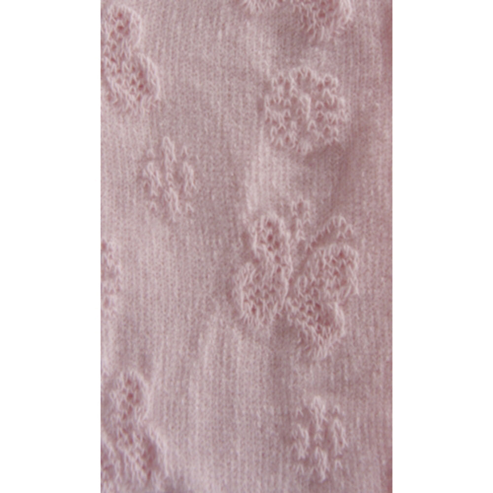 B1215 Чорапогащи Детски Жакард Релефни 80/86 Бял --- BebeMama