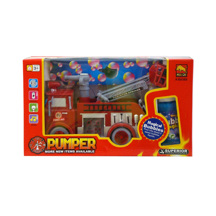 Пожарна На Батерии Със Сапунени Балони - Коли, Камиони, Влакове И Самолети - Raya Toys - BebeMama