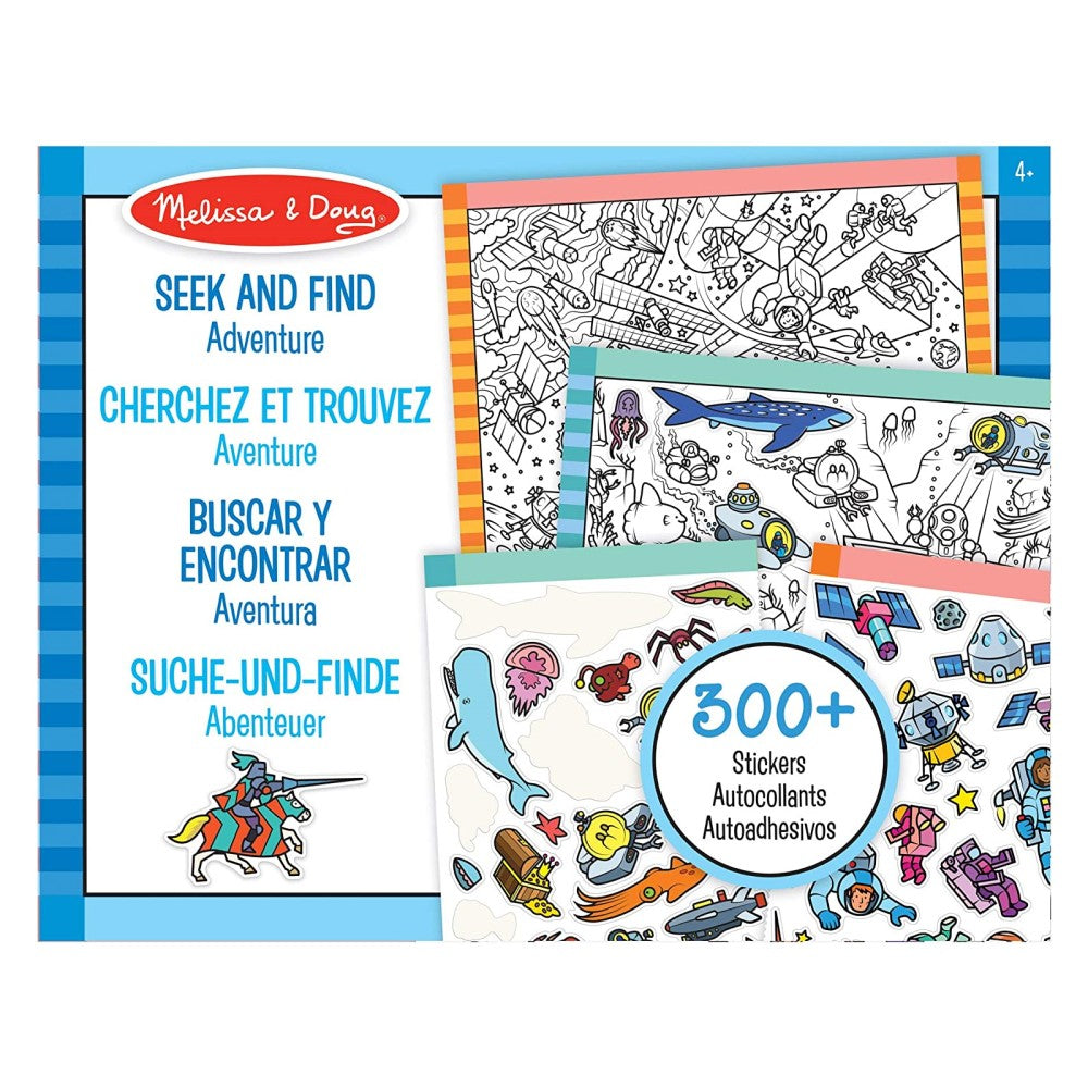 Книжка Със Стикери - Приключения - Занимателни Играчки - Melissa And Doug - BebeMama