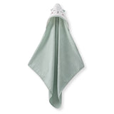 H993 Хавлия С Качулка Fox Зелен 80X80Cm - Хавлии - Bebetto - BebeMama