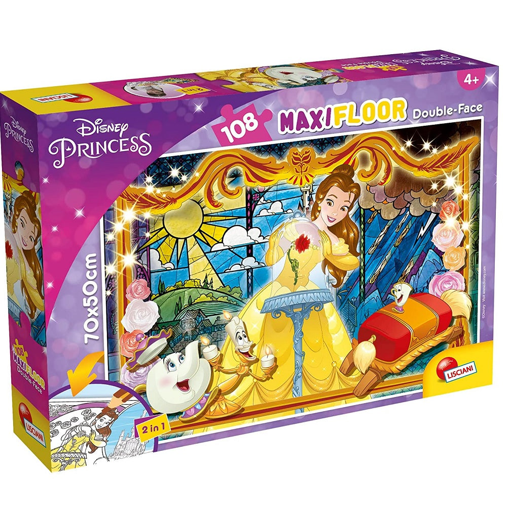 Пъзел 108Ч. Maxi Floor Красавица И Звяра - Пъзели - Lisciani - BebeMama