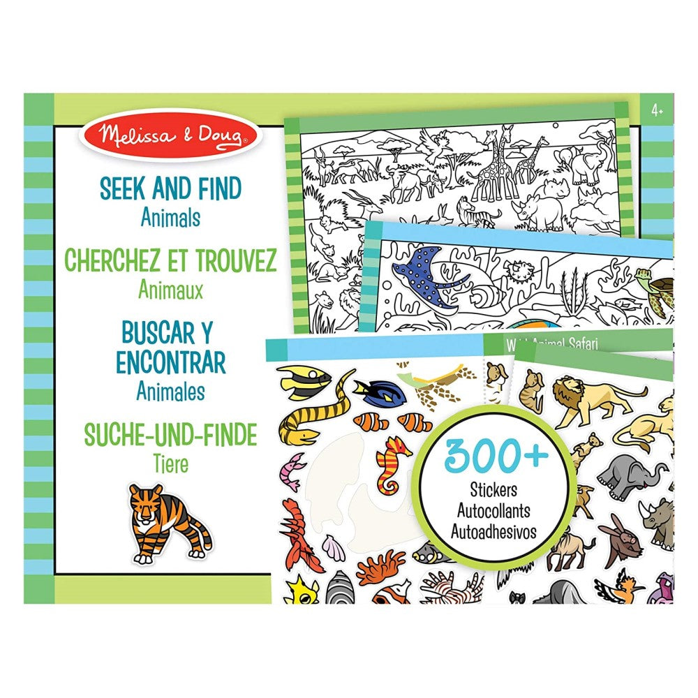 Книжка За Оцветяване И Стикери - Занимателни Играчки - Melissa And Doug - BebeMama