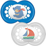 Залъгалка Original Soother Blue 12M+ 2 Бр. Мече - Залъгалки - Mam - BebeMama