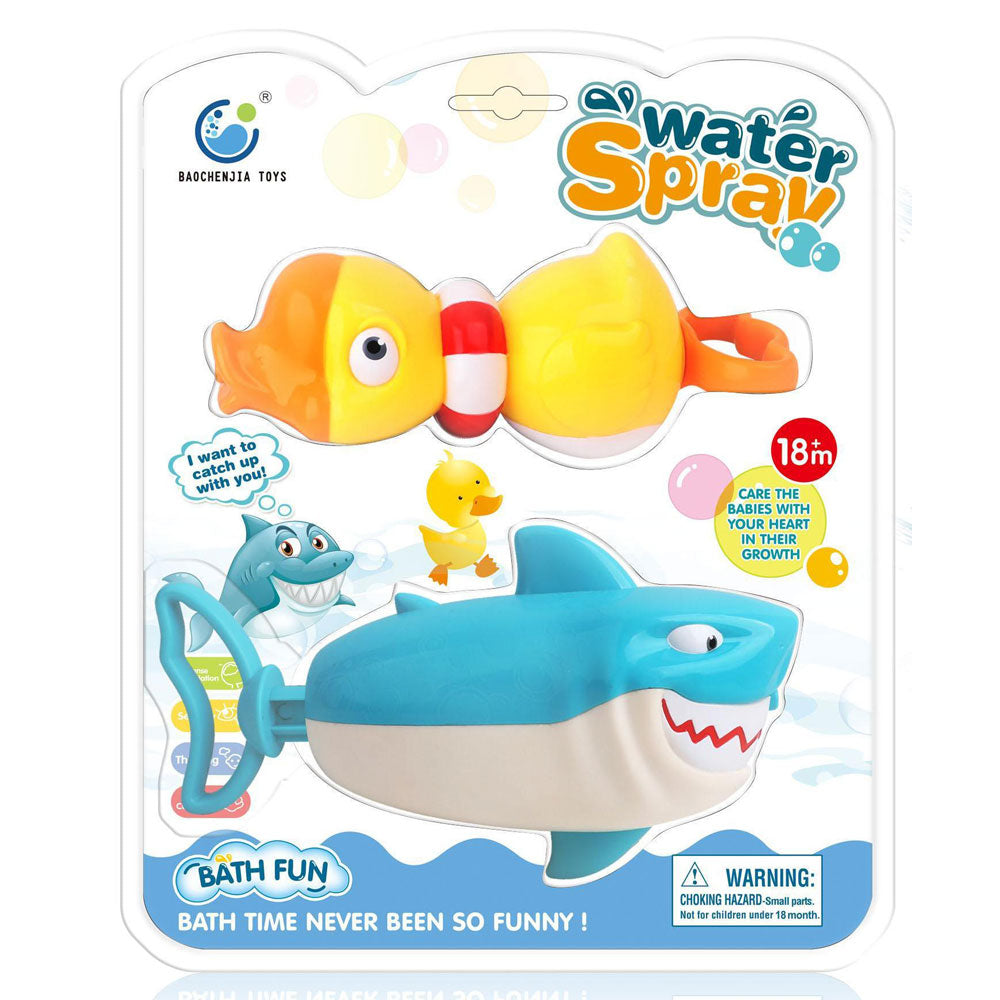 Комплект Водни Помпи Пате И Акула - Играчки За Плаж - Raya Toys - BebeMama