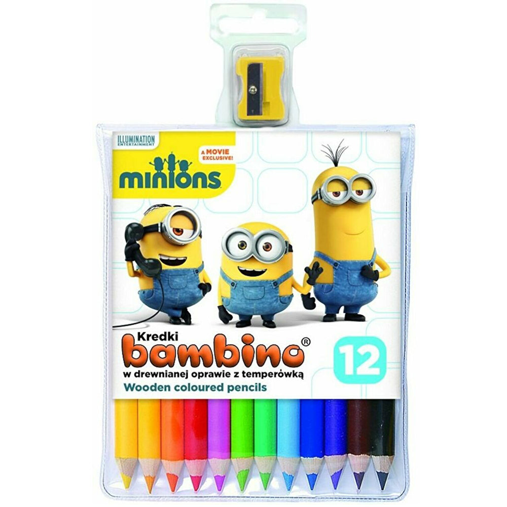 Цветни Моливи 12 Броя Minions - Образователни Игри - St.Majewski - BebeMama