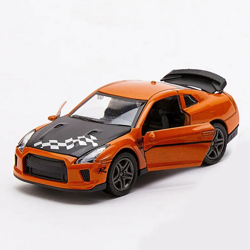 Кола В Кутия 1:32 Оранжев - Коли, Камиони, Влакове И Самолети - Raya Toys - BebeMama