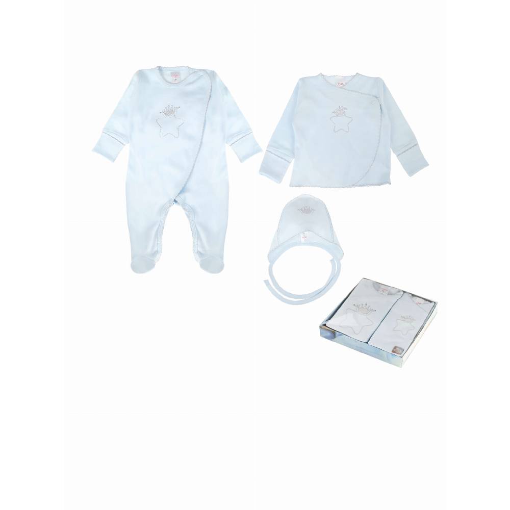 Комплект Oskar 3 Части 56 Cm Син - Комплекти - Sofija - BebeMama