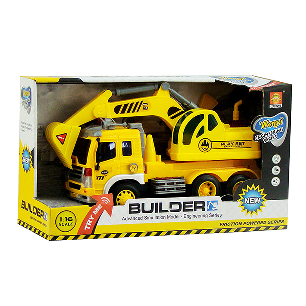 Багер Със Светлини И Музика - Играчки - Wenyi - BebeMama