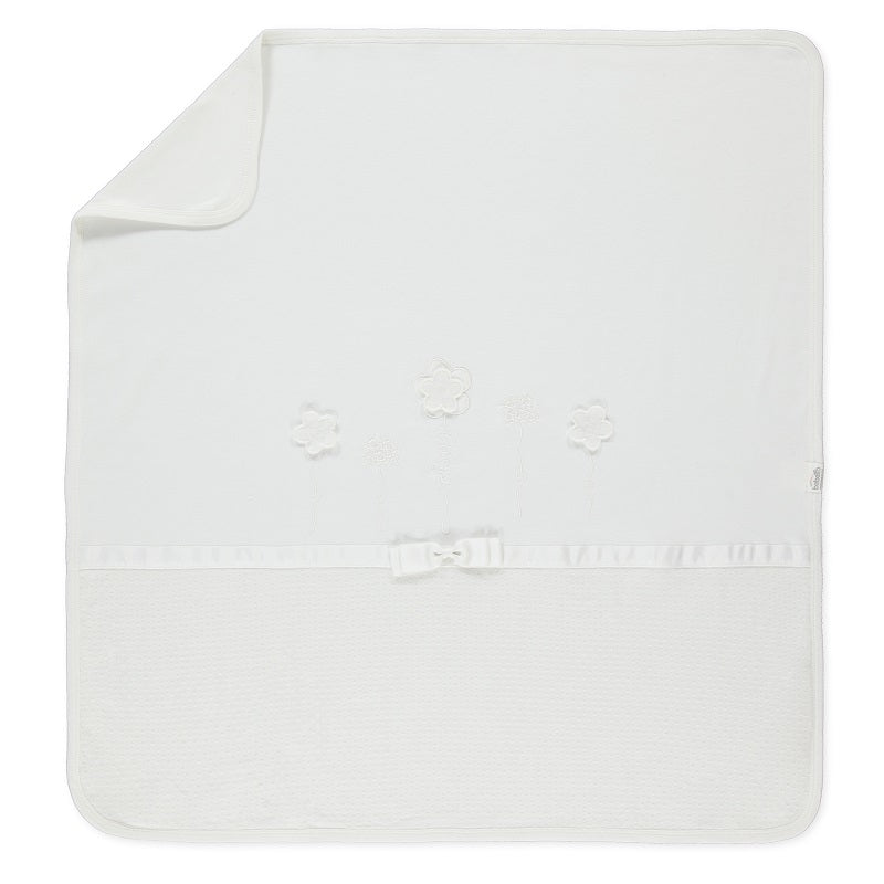 B813 Одеяло Sweet Ballerins Екрю 80X85Cm - Одеяла - Bebetto - BebeMama