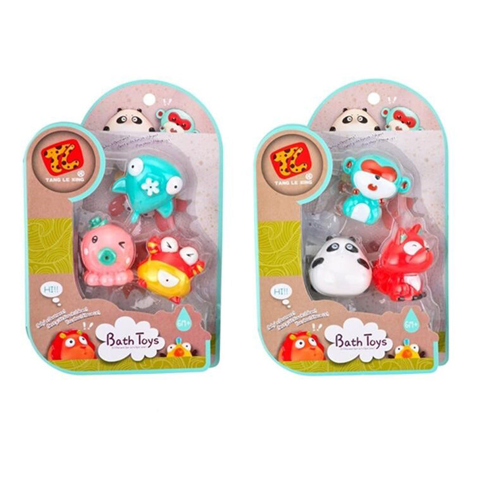 Гум.Пръскащи Животни За Баня - Играчки За Баня - Raya Toys - BebeMama