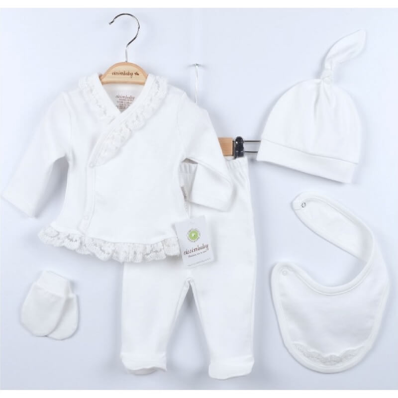 U4746 К-Кт За Изписване Дантела Екрю5 Ч - Комплекти За Изписване - Ciccim Baby - BebeMama