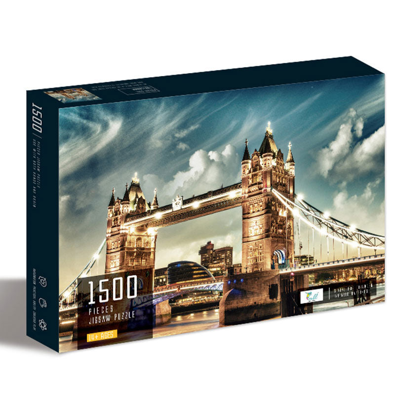 Пъзел Tower Bridge 1500 Части - Пъзели - Raya Toys - BebeMama