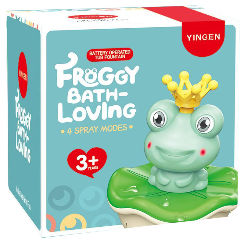 Пръскаща Жабка За Баня - Играчки За Баня - Raya Toys - BebeMama