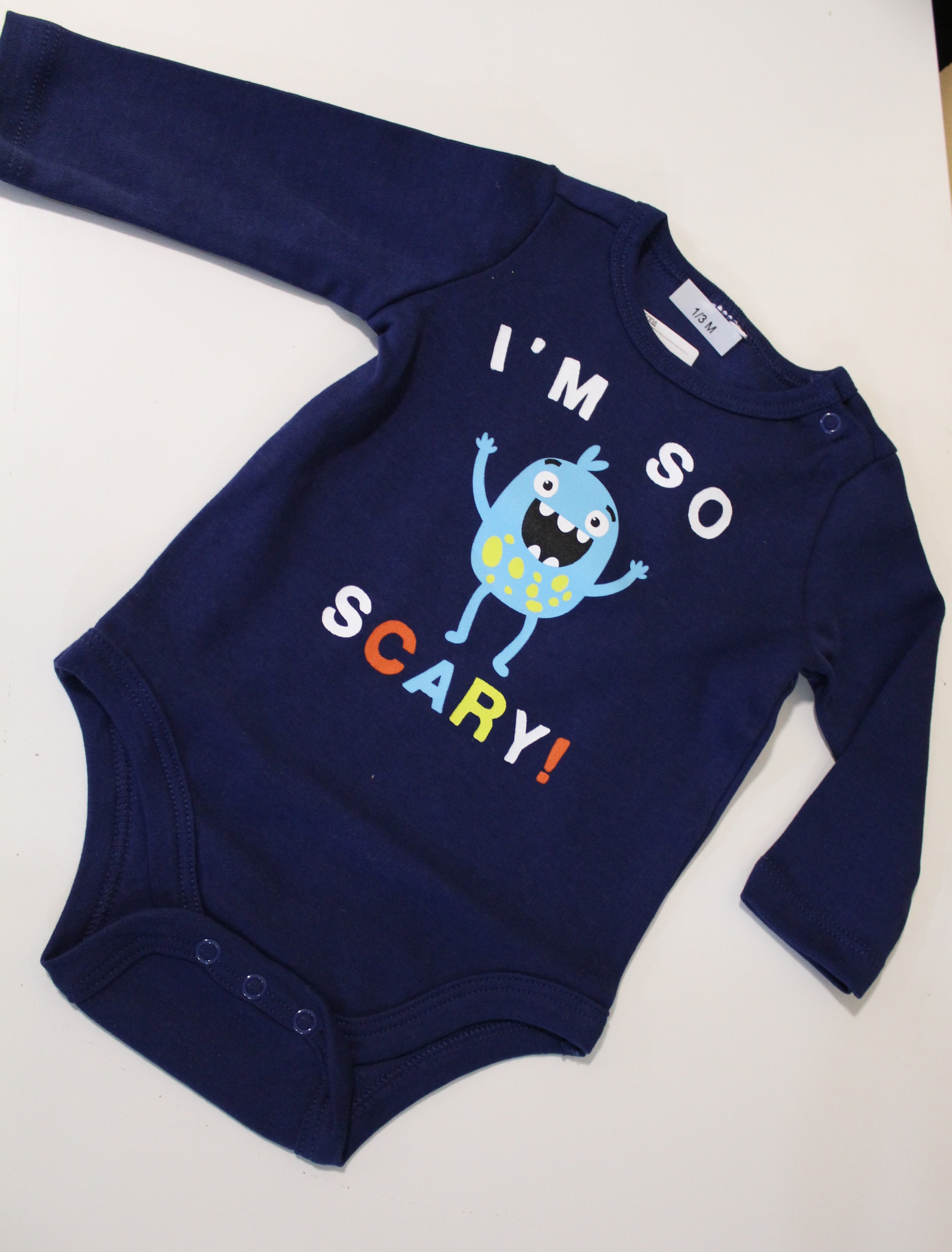 Бебешко Боди I'M So Scary! --- BebeMama