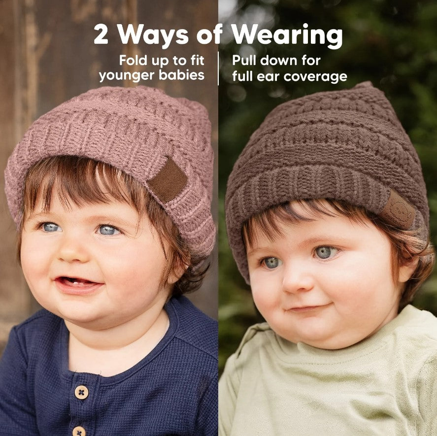Зимна Бебешка Шапка 3 Броя 6-36 Месеца Kea Babies --- BebeMama
