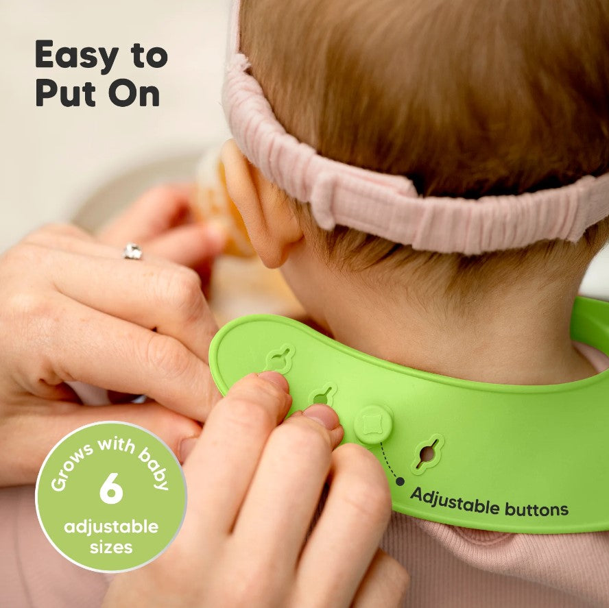 Силиконови Лигавници 2 Броя Син/Зелен Keababies --- BebeMama