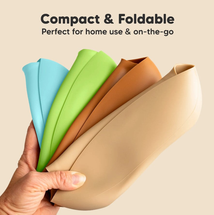 Силиконови Лигавници 2 Броя Син/Зелен Keababies --- BebeMama