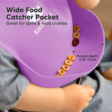 Силиконови Лигавници 2 Броя Розов/Лилав Keababies --- BebeMama