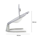 Електрически Шезлонг/Люлка Kinderkraft 2 В 1 Luli Сива - Шезлонги И Люлки - Kinderkraft - BebeMama