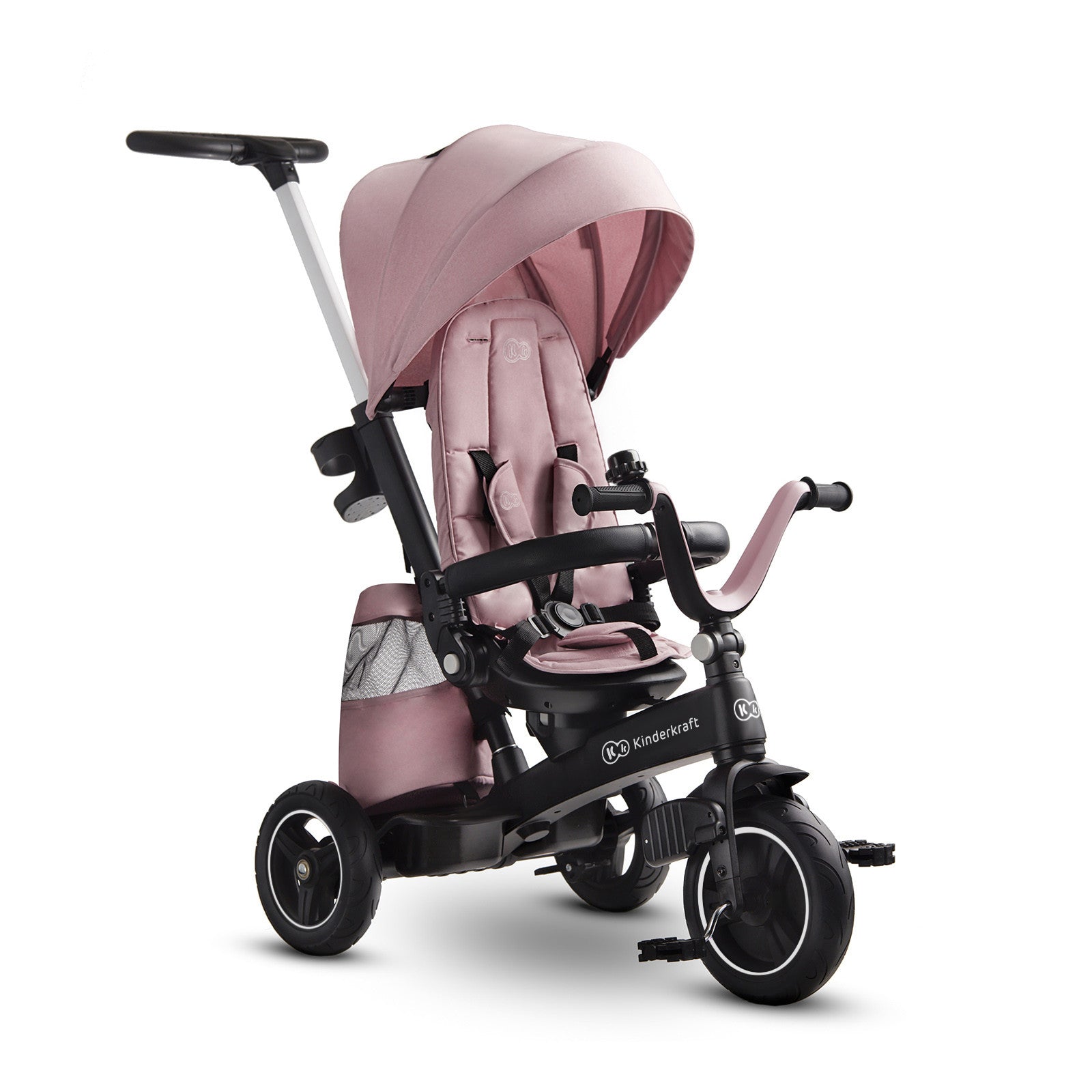 Триколка Kinderkraft Easytwist Розова - Триколки - Kinderkraft - BebeMama