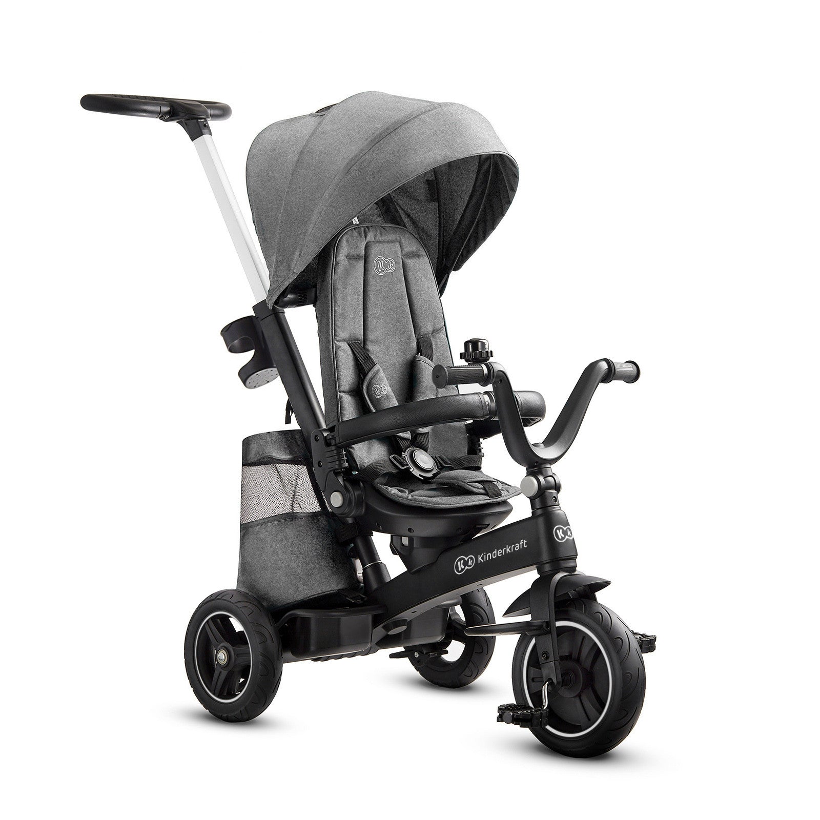 Триколка Kinderkraft Easytwist Сива - Триколки - Kinderkraft - BebeMama