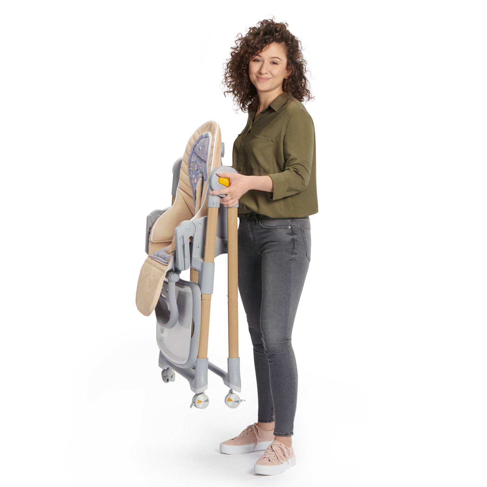 Столче За Хранене Kinderkraft Lastree Дървесно --- BebeMama