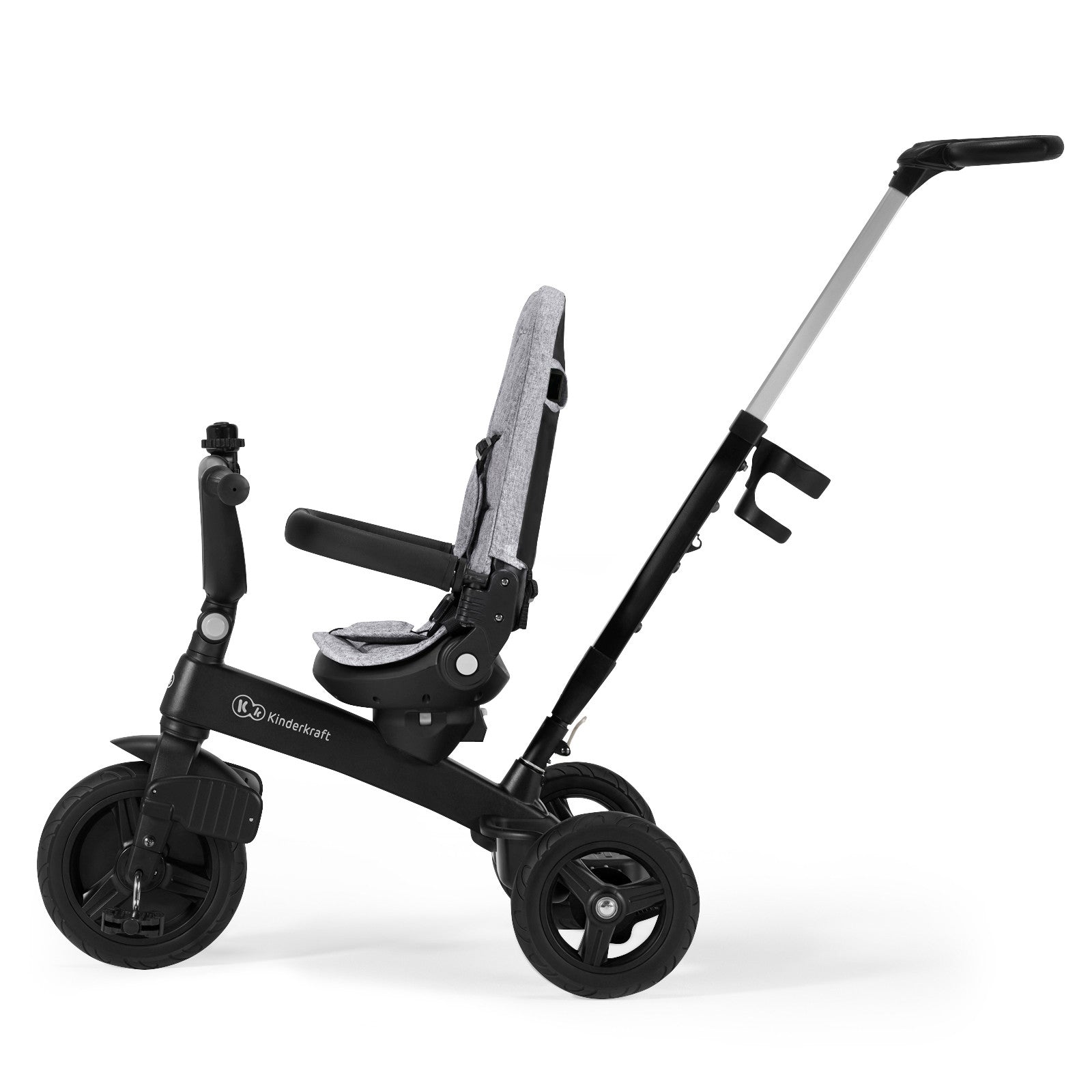 Триколка Kinderkraft Twipper Сива --- BebeMama