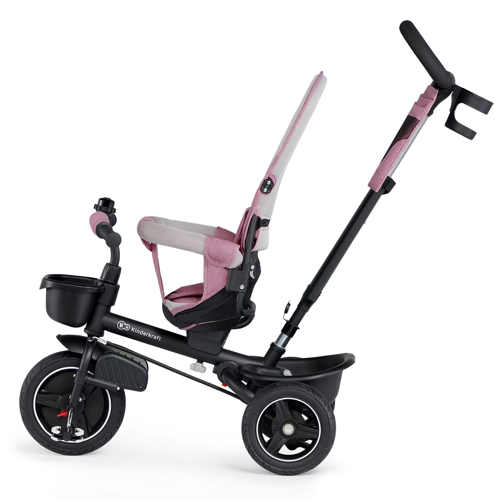 Триколка Kinderkraft Spinstep Розова --- BebeMama