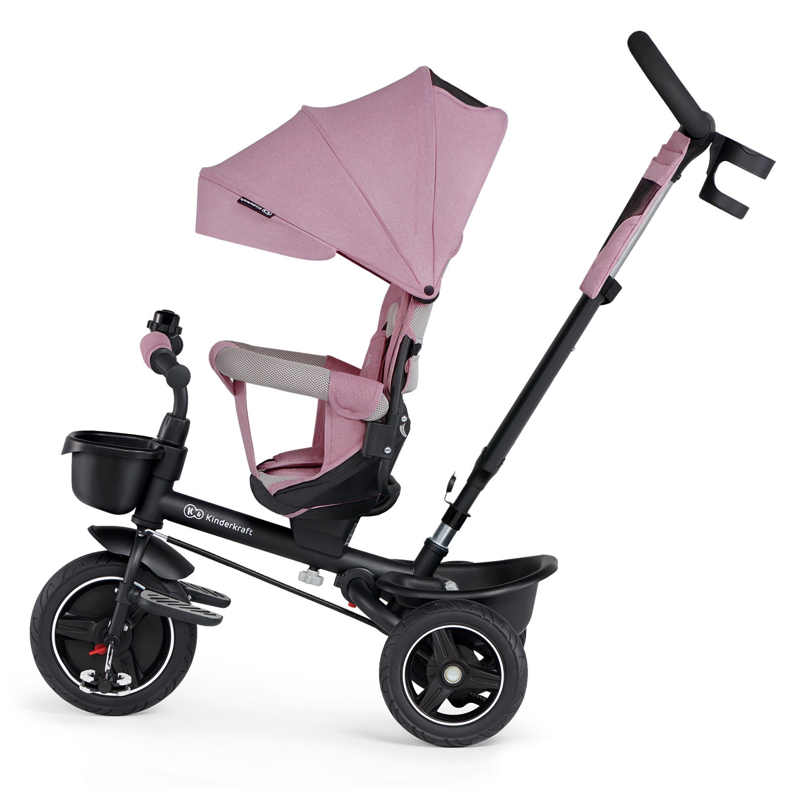 Триколка Kinderkraft Spinstep Розова --- BebeMama
