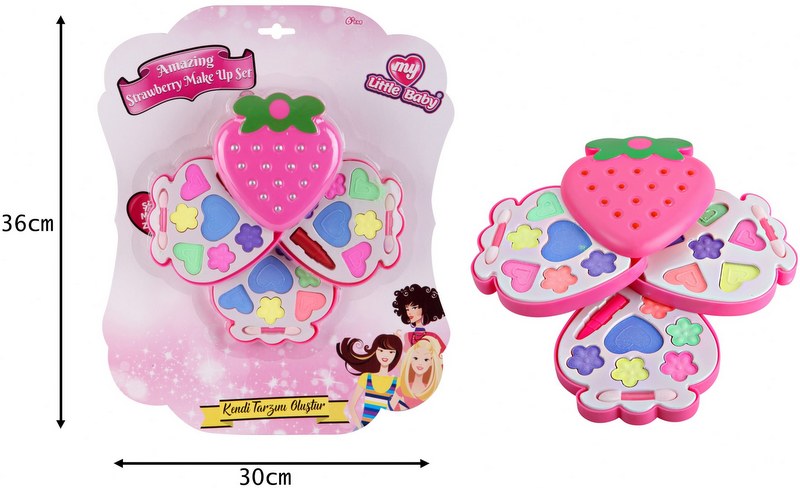 Козметичент Комплект Ягодка 3 Нива На Платка 36Х30Х3 См - Модни Аксесоари - TheSmileOfYourBaby - BebeMama