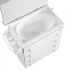 Скрин С Вана За Къпане И Повивалник B947 Бял Beige Bears - Скринове И Шкафове - Micuna - BebeMama