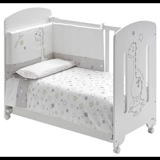 Комплект Долен И Горен Чаршаф Калъфка 60/120 Dinus Сив - Спални Комплекти - Micuna - BebeMama