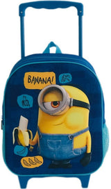 Карета С Колела И Дръжка И 3Д Раница Миньоните56*49*31 - Детски Раници - TheSmileOfYourBaby - BebeMama