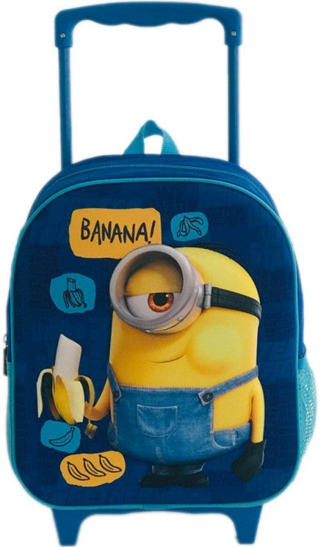 Карета С Колела И Дръжка И 3Д Раница Миньоните56*49*31 - Детски Раници - TheSmileOfYourBaby - BebeMama
