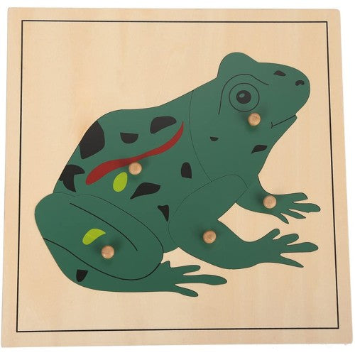 Дървен пъзел с животни - жаба - Пъзели - Smartbaby - BebeMama