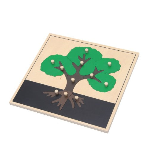 Дървен ботанически пъзел - дърво - Пъзели - Smartbaby - BebeMama