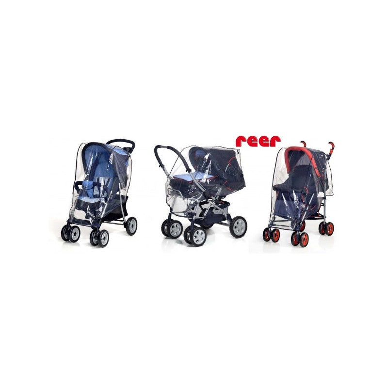 Универсален Дъждобран За Детска Количка Reer 72049 3В1 - Чадъри И Дъждобрани - Reer - BebeMama