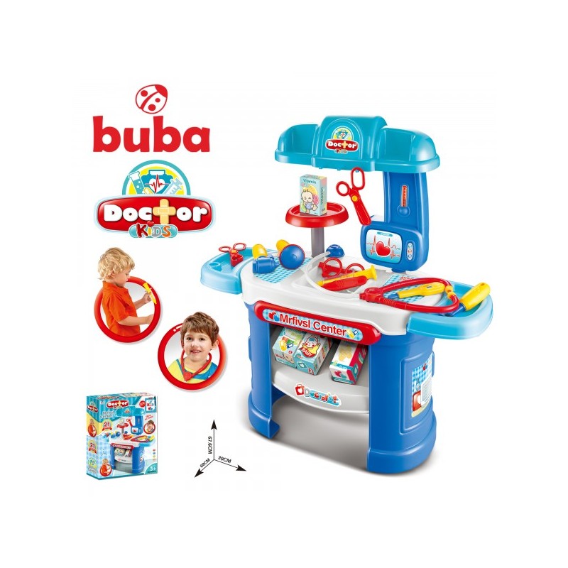 Детски лекарски комплект Buba Kids Doctor 008-913 - Професии За Малки И Големи - Buba - BebeMama