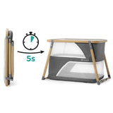 Бебешка кошара KinderKraft 4 в 1 Sofi Сива --- BebeMama